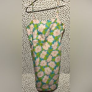 Lauren by Ralph Lauren spaghetti strapped shift dress